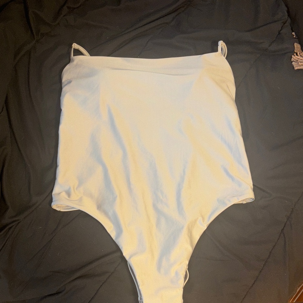 Silver Bathing Suit